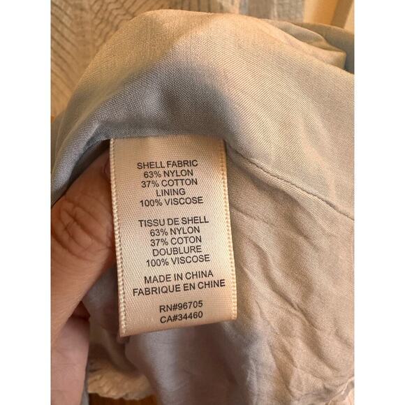 Rebecca Taylor Puff-Sleeve Bubble-Hem Dress Size 8 - Picture 10 of 10